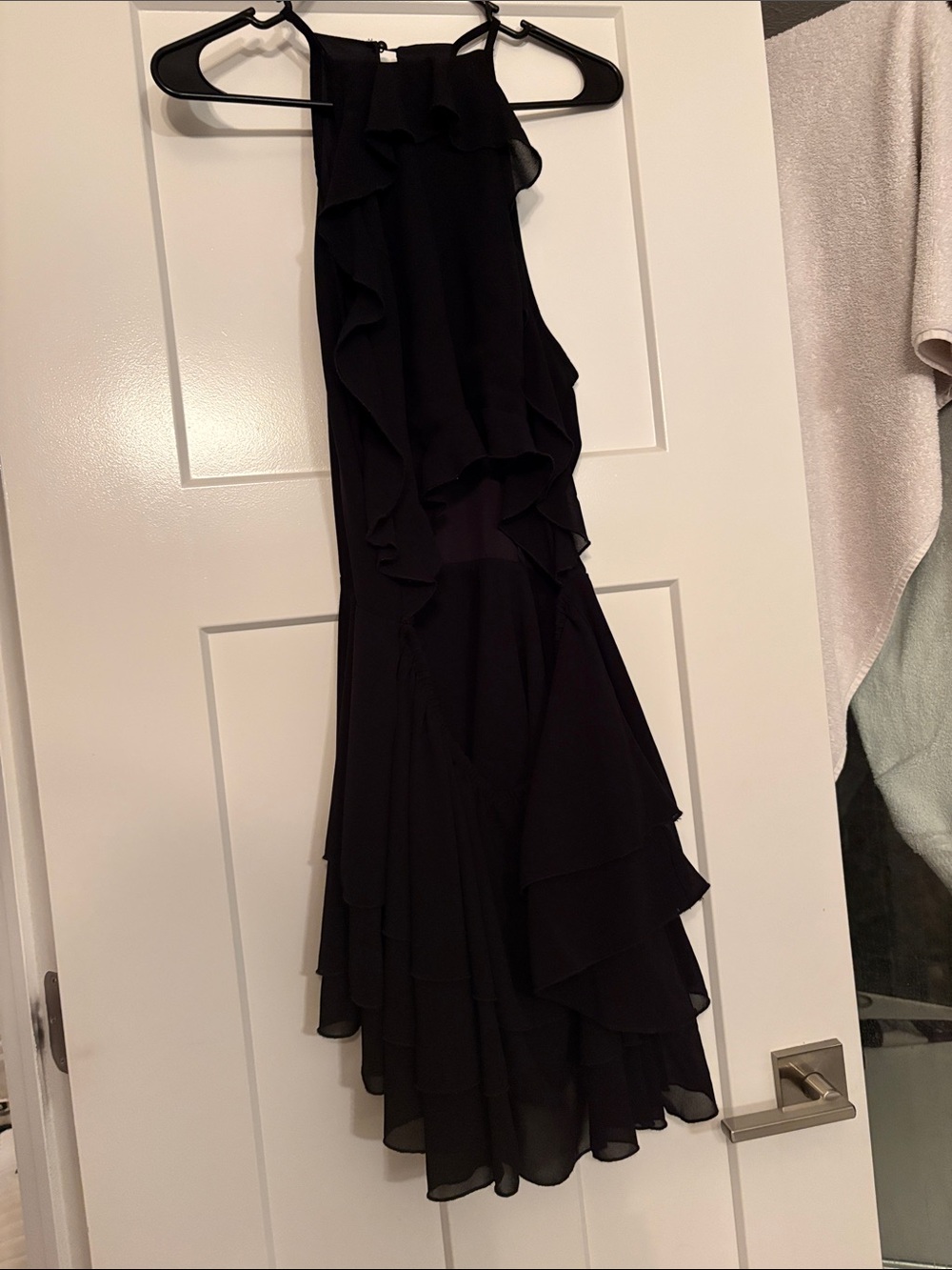 Pretty Little Thing Ruffle Halter Dress 10